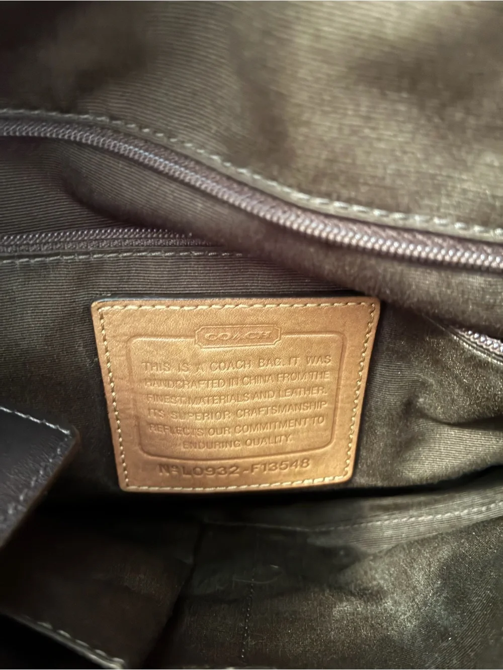 Brown Signature-Pattern Tote Bag